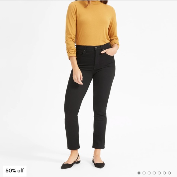 Everlane Denim - Everlane Authentic Stretch HighRise Cigarette Jean